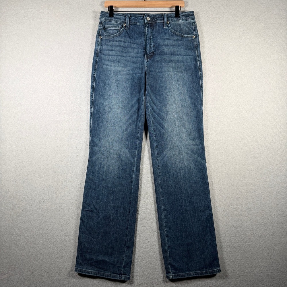 Judy Blue Womens Dark Wash Straight Fit Jeans JB88861 DK Size 15/32 High Rise